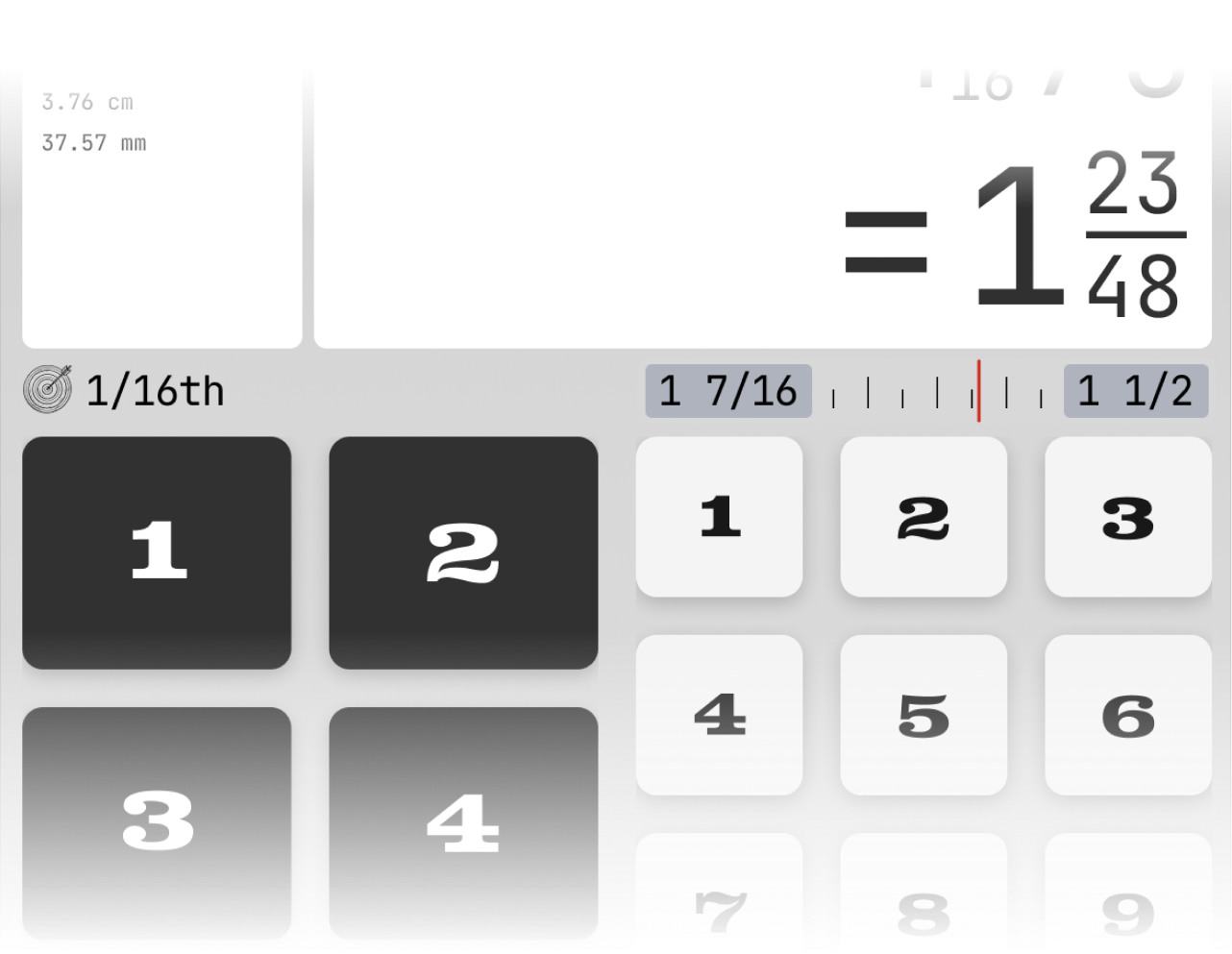 Maker Calc rounding precision screenshot